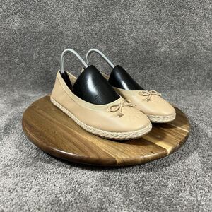 Frye and Co Willow Women’s Size 8 Tan Espadrilles Slip On Ballet Flats Used